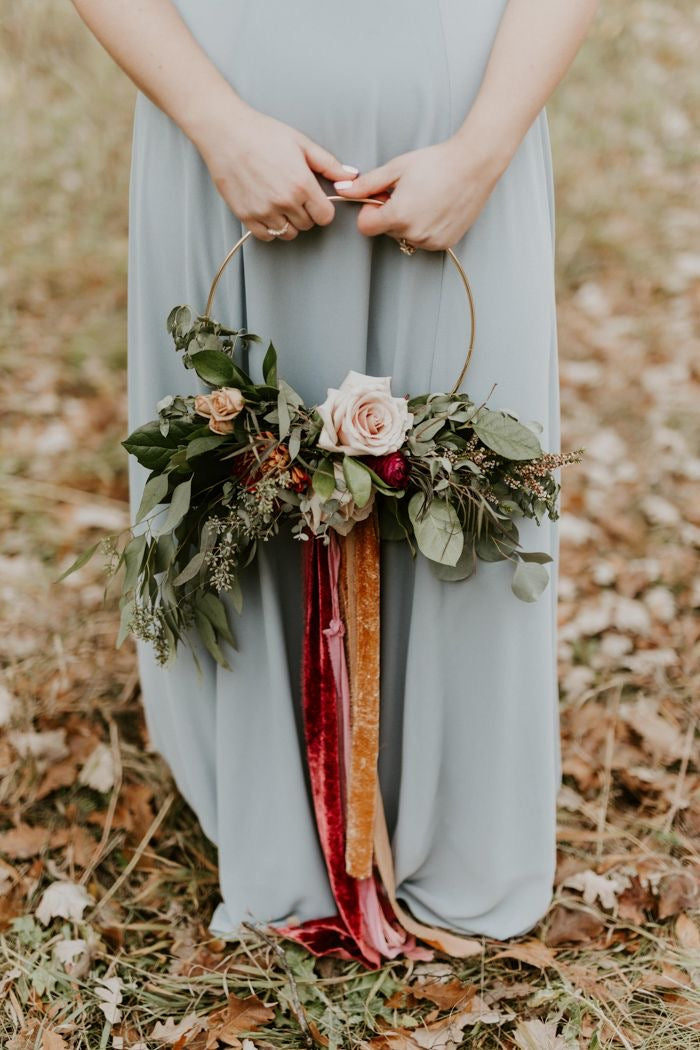 floral hoop