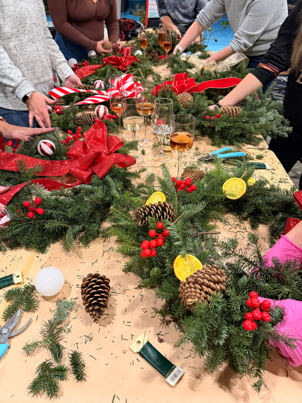 Wine & Wreath Workshop