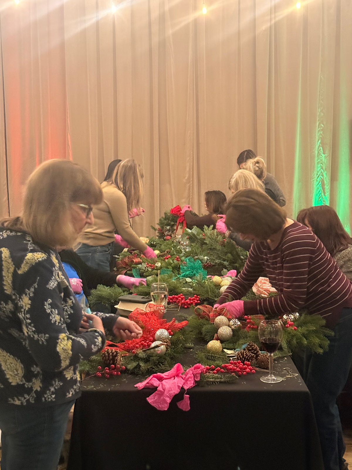 Wine & Wreath Workshop