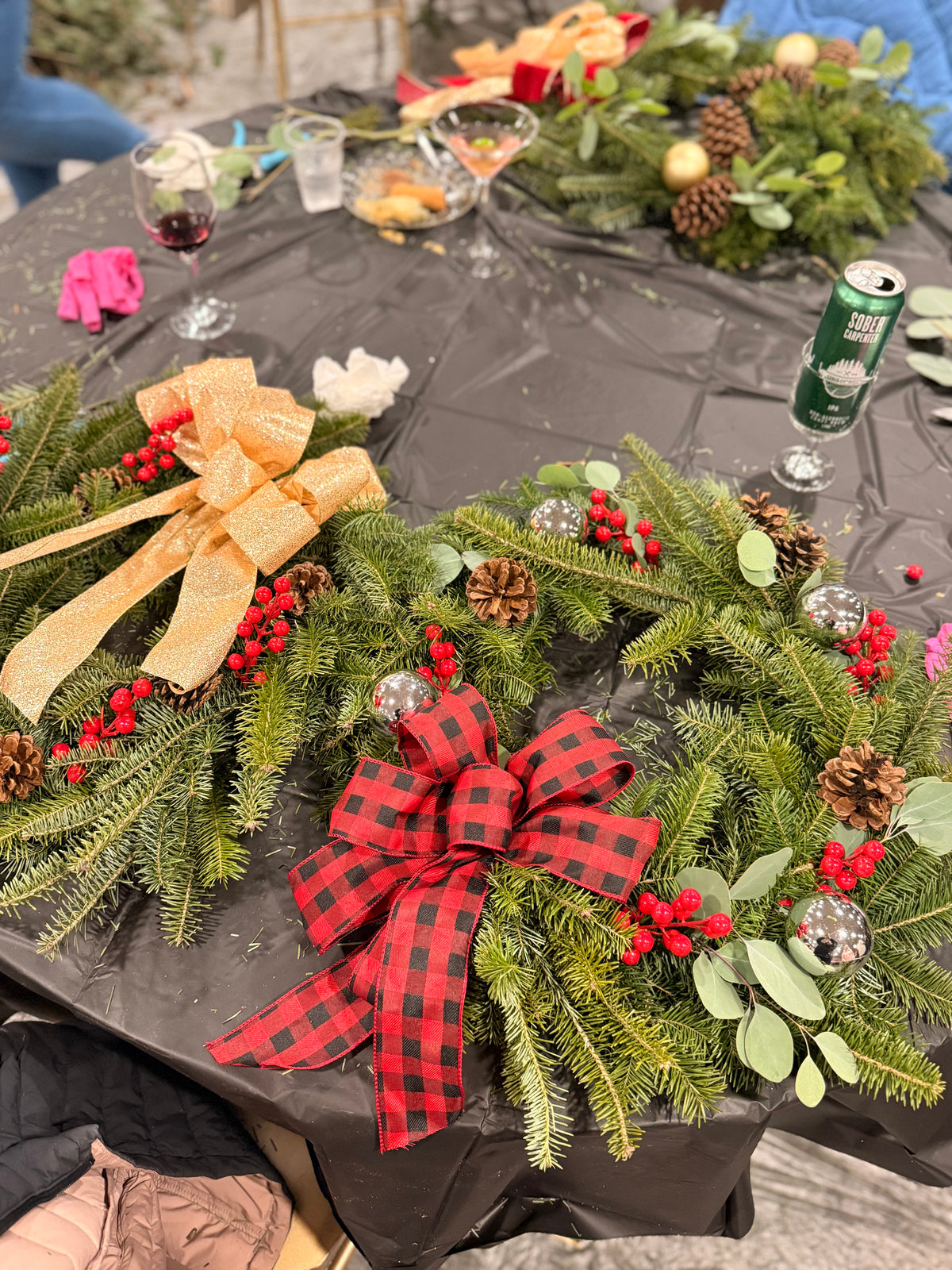 Wine & Wreath Workshop