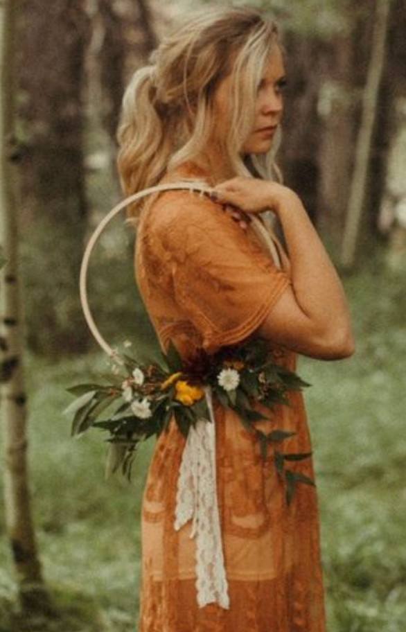 floral hoop